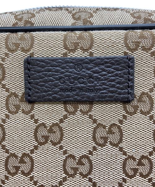 GUCCI（グッチ）GUCCI (グッチ) GGキャンバスウエストバッグ ベージュの古着・服飾アイテム