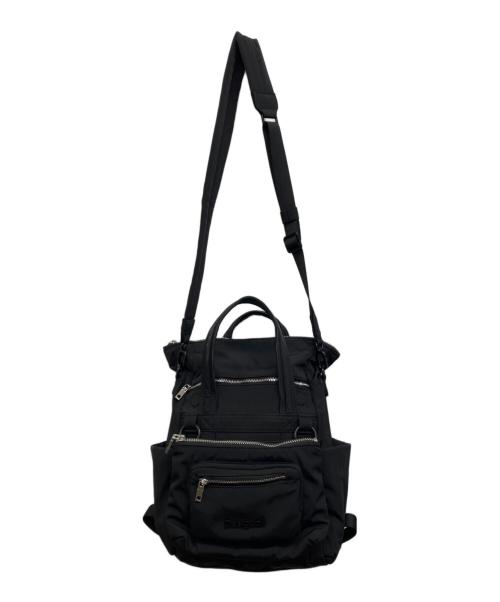 Desigual（デシグアル）Desigual (デシグアル) Voyager マルチポジション ミドルバックパック ブラック サイズ:下記参照の古着・服飾アイテム