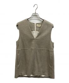 UNITED ARROWS（ユナイテッドアローズ）の古着「3COL メランジ ツイードベスト」｜ベージュ