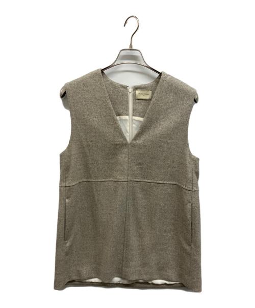 UNITED ARROWS TOKYO（ユナイテッドアローズトウキョウ）UNITED ARROWS TOKYO (ユナイテッドアローズ) 3COL メランジ ツイードベスト ベージュ サイズ:Free 未使用品の古着・服飾アイテム