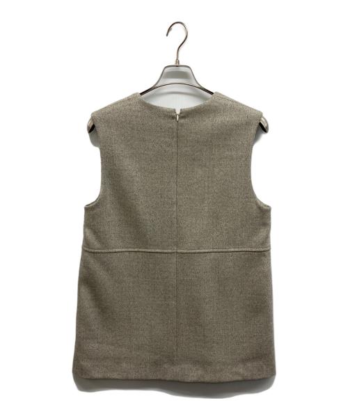 UNITED ARROWS TOKYO（ユナイテッドアローズトウキョウ）UNITED ARROWS TOKYO (ユナイテッドアローズ) 3COL メランジ ツイードベスト ベージュ サイズ:Free 未使用品の古着・服飾アイテム