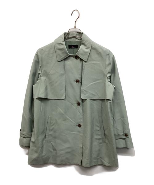 L'EQUIPE（レキップ）L'EQUIPE (レキップ) グログランステンカラーコート ライトグリーン サイズ:38 未使用品の古着・服飾アイテム