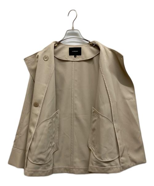 LAUTRE AMONT（ロートレアモン）LAUTRE AMONT (ロートレアモン) 防シワノーカラージャケット ベージュ サイズ:38の古着・服飾アイテム