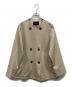 LAUTRE AMONT（ロートレアモン）の古着「防シワノーカラージャケット」｜ベージュ
