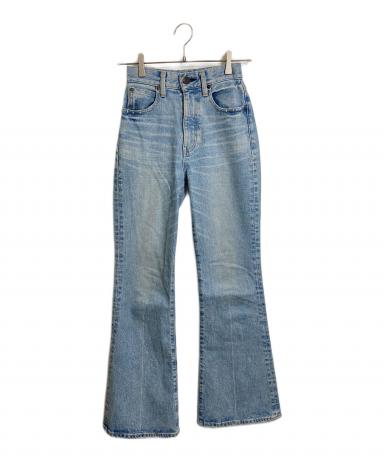 中古・古着通販】moussy (マウジー) MVS L/BLU FLARE デニムパンツ