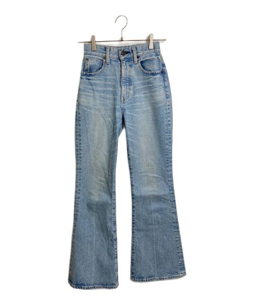 moussy（マウジー）moussy (マウジー) MVS L/BLU FLARE デニムパンツ スカイブルー サイズ:W23の古着・服飾アイテム