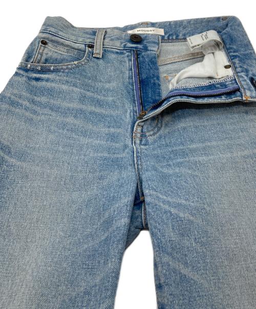moussy（マウジー）moussy (マウジー) MVS L/BLU FLARE デニムパンツ スカイブルー サイズ:W23の古着・服飾アイテム