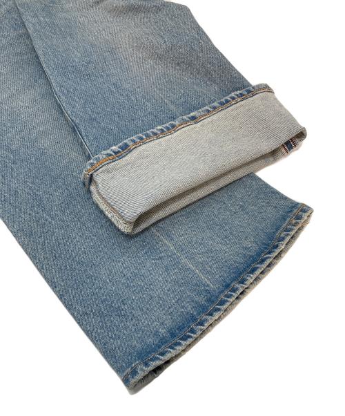 moussy（マウジー）moussy (マウジー) MVS L/BLU FLARE デニムパンツ スカイブルー サイズ:W23の古着・服飾アイテム