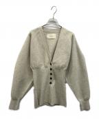 TODAYFULトゥデイフル）の古着「Waistshape Knit Cardigan」｜グレー