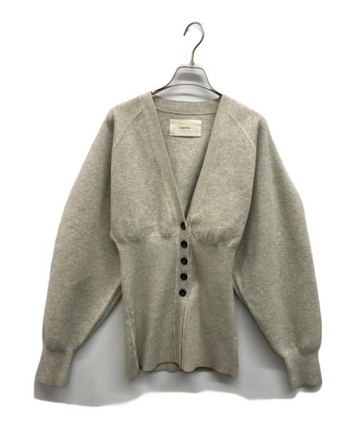TODAYFUL（トゥデイフル）TODAYFUL (トゥデイフル) Waistshape Knit Cardigan グレー サイズ:Freeの古着・服飾アイテム