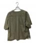 sacai (サカイ) ウール混 オーバーサイズシャツ　21SS　21-02552Ｍ オリーブ サイズ:3：20000円