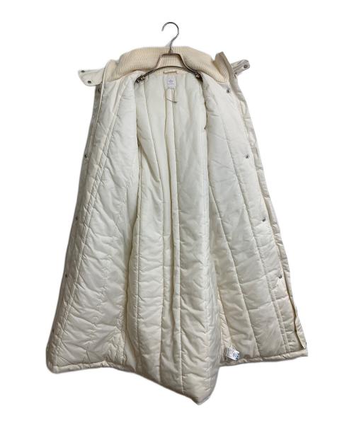 adidas（アディダス）adidas (アディダス) 中綿コート　ロングコート ホワイト サイズ:Mの古着・服飾アイテム