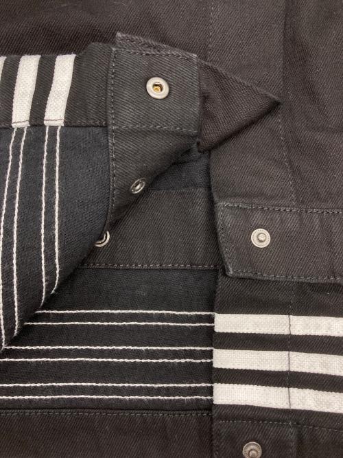 adidas（アディダス）adidas (アディダス) アディブレイク デニム 2-In-1 トラックトップ ブラック サイズ:Sの古着・服飾アイテム