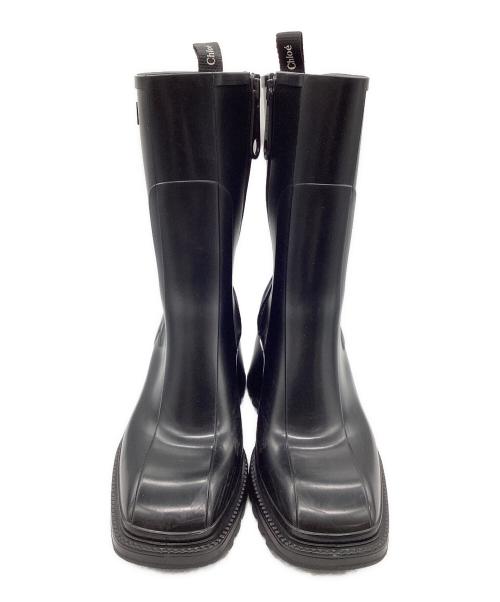 Chloe（クロエ）Chloe (クロエ) レインブーツ ブラック サイズ:SIZE 40の古着・服飾アイテム