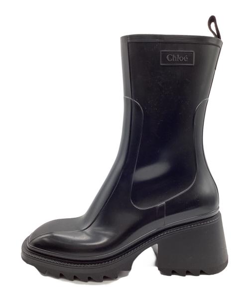 Chloe（クロエ）Chloe (クロエ) レインブーツ ブラック サイズ:SIZE 40の古着・服飾アイテム