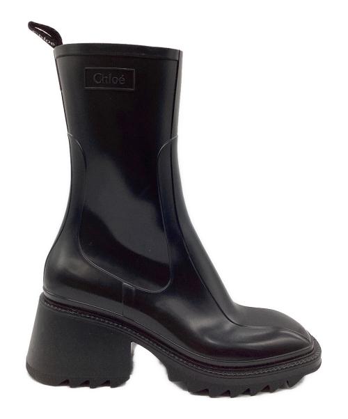 Chloe（クロエ）Chloe (クロエ) レインブーツ ブラック サイズ:SIZE 40の古着・服飾アイテム
