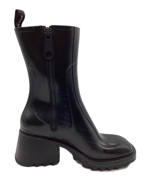 Chloe（クロエ）Chloe (クロエ) レインブーツ ブラック サイズ:SIZE 40の古着・服飾アイテム