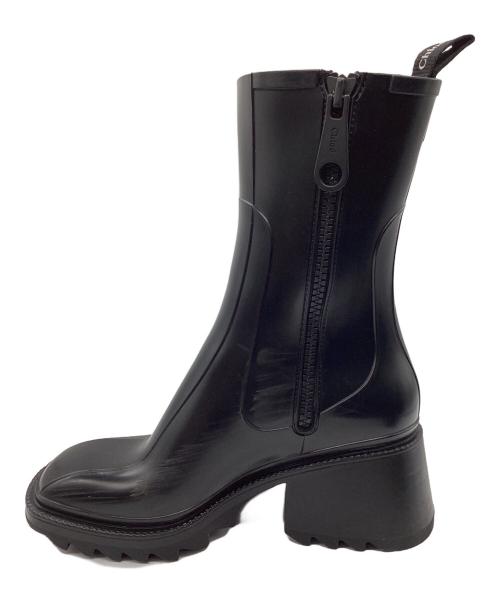 Chloe（クロエ）Chloe (クロエ) レインブーツ ブラック サイズ:SIZE 40の古着・服飾アイテム