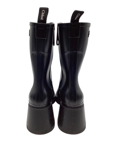 Chloe（クロエ）Chloe (クロエ) レインブーツ ブラック サイズ:SIZE 40の古着・服飾アイテム