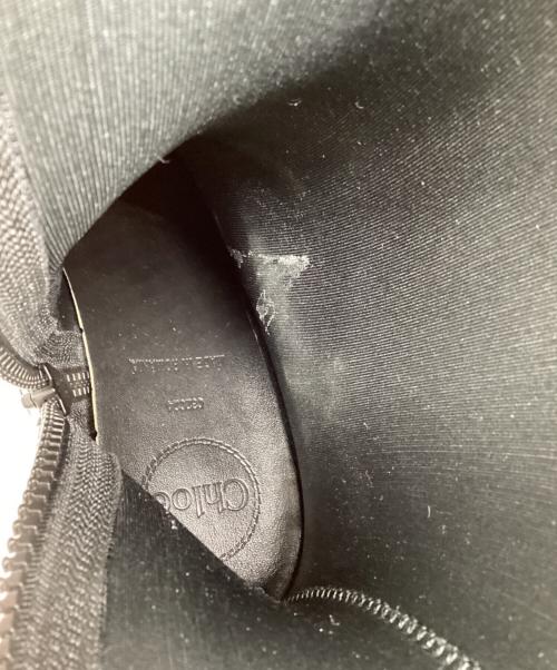 Chloe（クロエ）Chloe (クロエ) レインブーツ ブラック サイズ:SIZE 40の古着・服飾アイテム