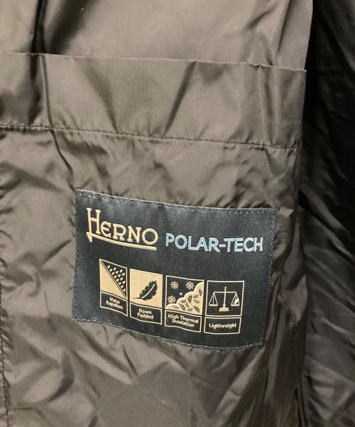 HERNO（ヘルノ）HERNO (ヘルノ) ポーラテック ダウン コート ジャケット ブラック サイズ:52の古着・服飾アイテム