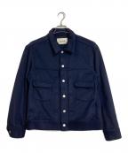 Jeanikジーニック）の古着「ウールカシミア ジャケット 2rdタイプ　日本製」｜ネイビー