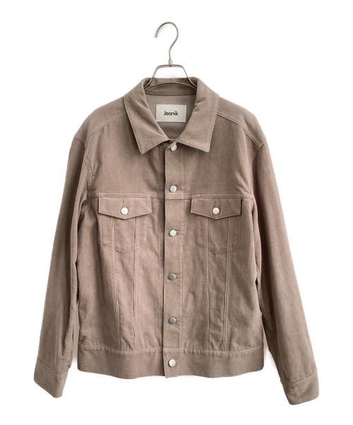 Jeanik（ジーニック）Jeanik (ジーニック) 3rdタイプ コーデュロイジャケット グレー サイズ:Lの古着・服飾アイテム