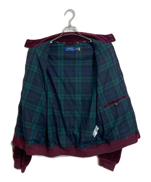 POLO RALPH LAUREN（ポロ・ラルフローレン）POLO RALPH LAUREN (ポロ・ラルフローレン) コーデュロイブルゾン コーデュロイスイングトップ ボルドー サイズ:Lの古着・服飾アイテム