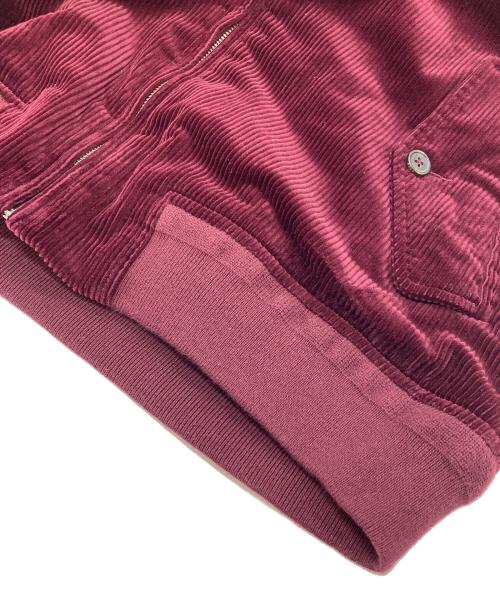 POLO RALPH LAUREN（ポロ・ラルフローレン）POLO RALPH LAUREN (ポロ・ラルフローレン) コーデュロイブルゾン コーデュロイスイングトップ ボルドー サイズ:Lの古着・服飾アイテム