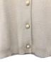 中古・古着 PLST (プラステ) レーヨンブレンドパールボタンラメカーディガン ベージュ サイズ:Ｓ：5000円