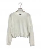 theoryセオリー）の古着「WOOSTER CREPE KNIT POINTELLE PO」｜ホワイト