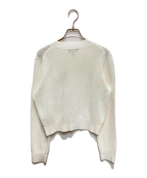 theory（セオリー）theory (セオリー) WOOSTER CREPE KNIT POINTELLE PO ホワイト サイズ:Sの古着・服飾アイテム