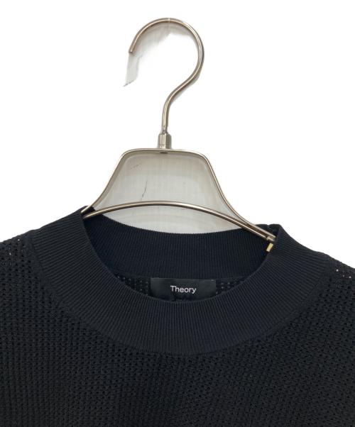 theory（セオリー）theory (セオリー) WOOSTER CREPE KNIT POINTELLE PO ブラック サイズ:Sの古着・服飾アイテム