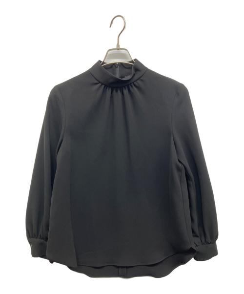 theory（セオリー）theory (セオリー) Classic Crepe Stand Collar Vol TP ブラック サイズ:Sの古着・服飾アイテム