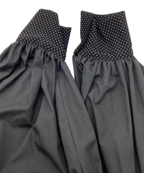 rosy monster（ロージーモンスター）rosy monster (ロージーモンスター) ドットチュールフリルブラウス ブラック サイズ:Freeの古着・服飾アイテム