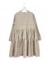 YORI (ヨリ) ティアードロングブラウス ベージュ サイズ:38：8000円
