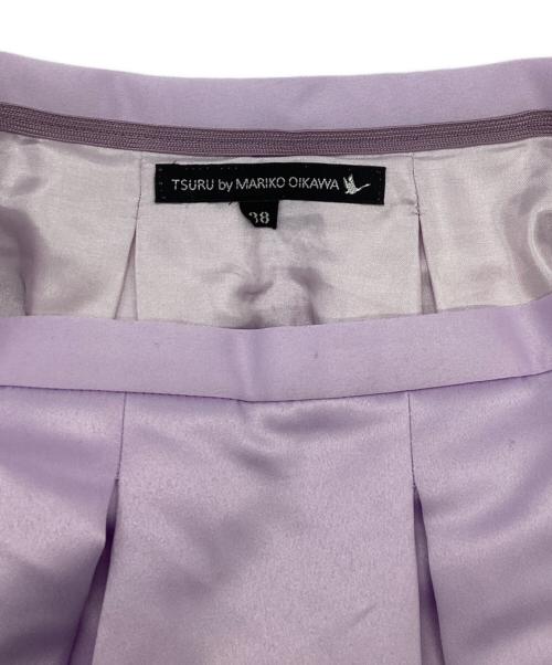 TSURU by MARIKO OIKAWA（ツルバイマリコオイカワ）Tsuru by Mariko Oikawa (ツルバイマリコオイカワ) フレアスカート パープル サイズ:38の古着・服飾アイテム