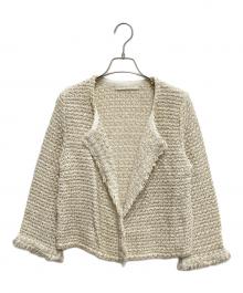 ESTNATION（エストネーション）の古着「ツイードジャケット」｜ベージュ