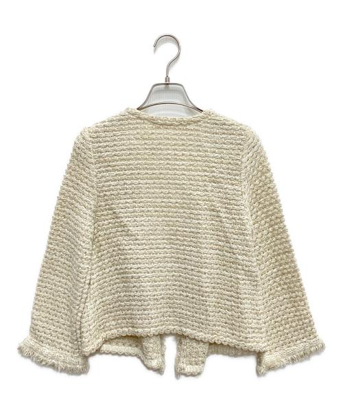 ESTNATION（エストネーション）ESTNATION (エストネーション) ツイードジャケット ベージュ サイズ:38の古着・服飾アイテム