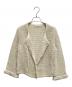 ESTNATION（エストネーション）の古着「ツイードジャケット」｜ベージュ