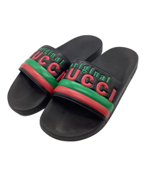 GUCCI（グッチ）GUCCI (グッチ) サンダル ブラック サイズ:10の古着・服飾アイテム