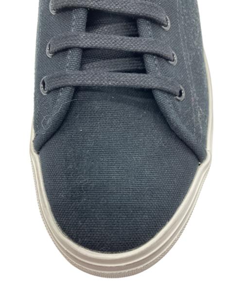 Saint Laurent Paris（サンローランパリ）Saint Laurent Paris (サンローランパリ) サイドロゴキャンバススニーカー ブラック サイズ:43の古着・服飾アイテム