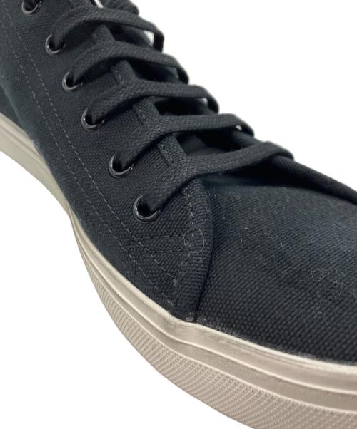Saint Laurent Paris（サンローランパリ）Saint Laurent Paris (サンローランパリ) サイドロゴキャンバススニーカー ブラック サイズ:43の古着・服飾アイテム