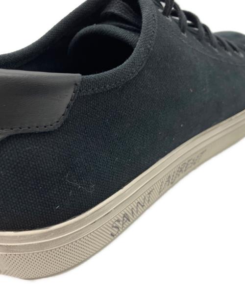 Saint Laurent Paris（サンローランパリ）Saint Laurent Paris (サンローランパリ) サイドロゴキャンバススニーカー ブラック サイズ:43の古着・服飾アイテム