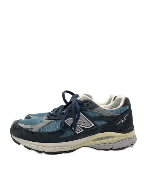 NEW BALANCE（ニューバランス）NEW BALANCE (ニューバランス) スニーカー ネイビー×ブルー サイズ:28の古着・服飾アイテム