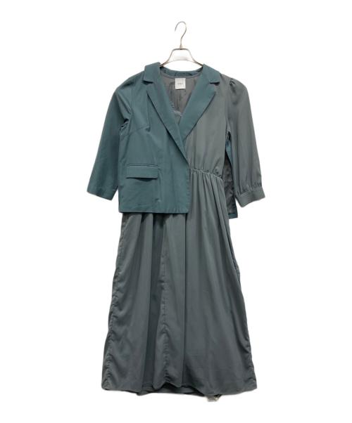 Ameri（アメリ）Ameri (アメリ) 長袖ワンピース グリーン サイズ:Mの古着・服飾アイテム