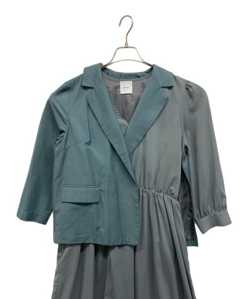Ameri（アメリ）Ameri (アメリ) 長袖ワンピース グリーン サイズ:Mの古着・服飾アイテム