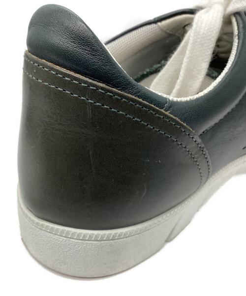 LOEWE（ロエベ）LOEWE (ロエベ) アナグラムレザーローカットスニーカー グリーン サイズ:40の古着・服飾アイテム