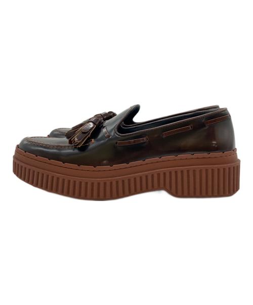 TOD'S（トッズ）TOD'S (トッズ) タッセルローファー ブラウン サイズ:35の古着・服飾アイテム