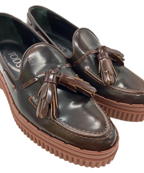 TOD'S（トッズ）TOD'S (トッズ) タッセルローファー ブラウン サイズ:35の古着・服飾アイテム